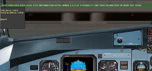 I jeszcze jedno. Wszelkie ATC i związane z tym dźwięki w FS trzeba wyłączyć.