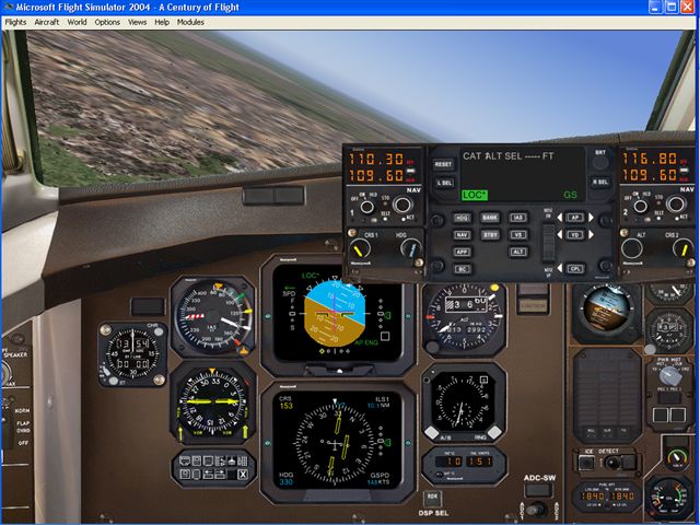 zakręt ze zniżaniem w trybie APP
